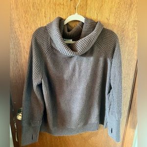 Market & Spruce cowl neck waffle sweater